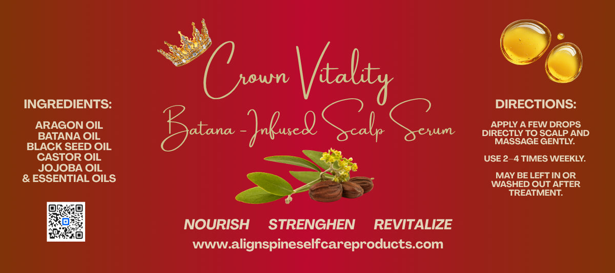 Crown Vitality™ – Batana-Infused Scalp Serum