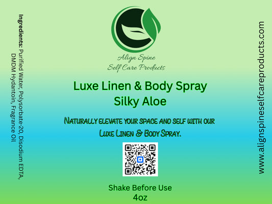 Silky Aloe Linen & Body Spray - 4oz