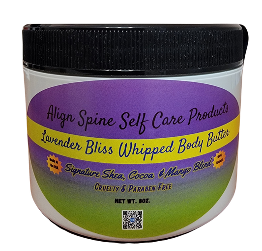 Lavender Bliss lavender whipped body butter, a handmade creamy body butter with shea, cocoa and mango butter